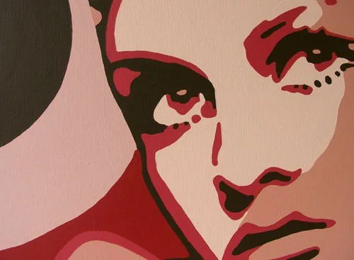 Ručne maľovaný POP Art obraz Twigy | rôzne rozmery