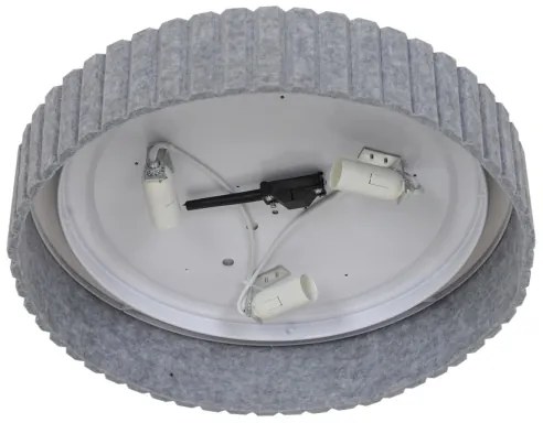 Nordlux - Stropné svietidlo CORATO 3xE14/15W/230V pr. 42 cm sivé