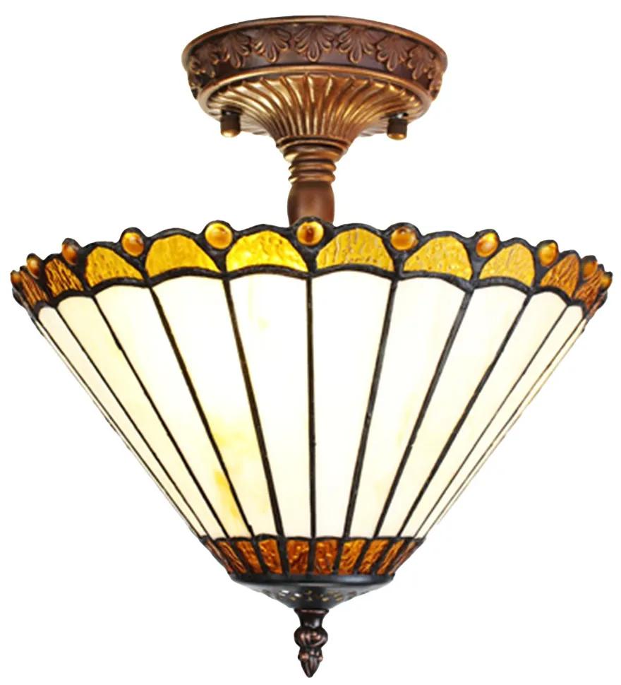Stropné svietidlo lampa Tiffany Elegant - Ø 29*30 cm E14/max 2*25W