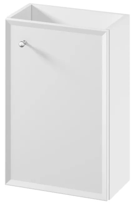 Cersanit Mille, závesná WC skrinka 392x214x590 mm + keramické umývadlo Como, biela matná, S801-568