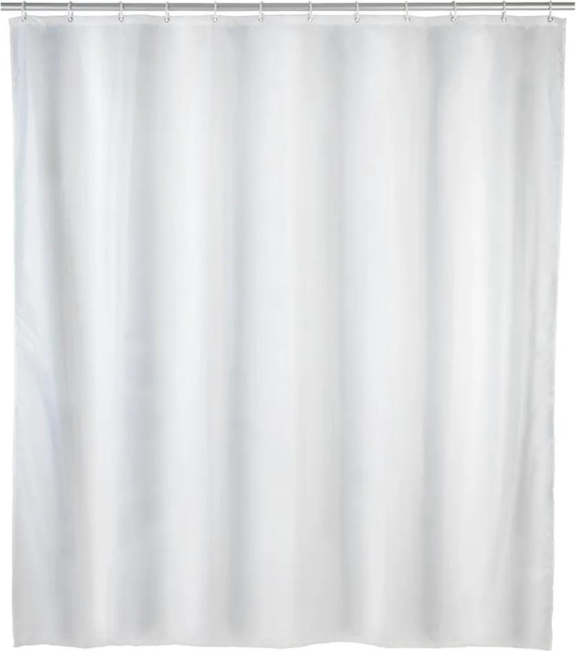 Biely sprchový záves odolný voči plesniam Wenko, 120 x 200 cm
