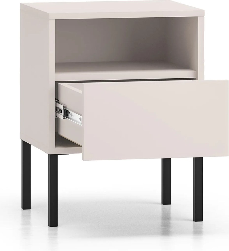 Nočný stolík Harmona 40 cm - kašmírová