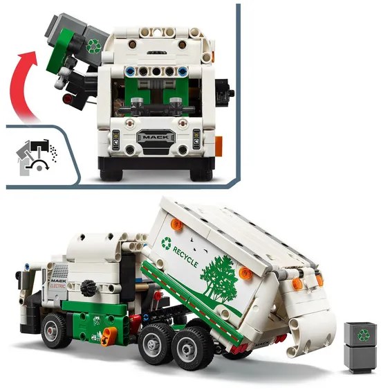 Lego® Technic 42167 Smetiarske auto Mack® LR Electric (100378726)