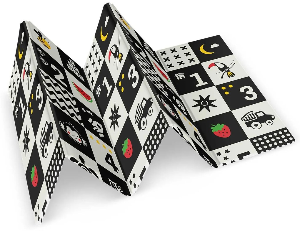 Penová podložka 200 x 180 x 1 cm Nukido NK-340 oceán-čísla