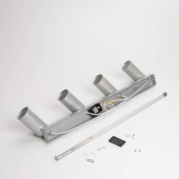 Brilagi - Kúpeľňové bodové svietidlo SELE 4xGU10/30W/230V IP44 strieborná