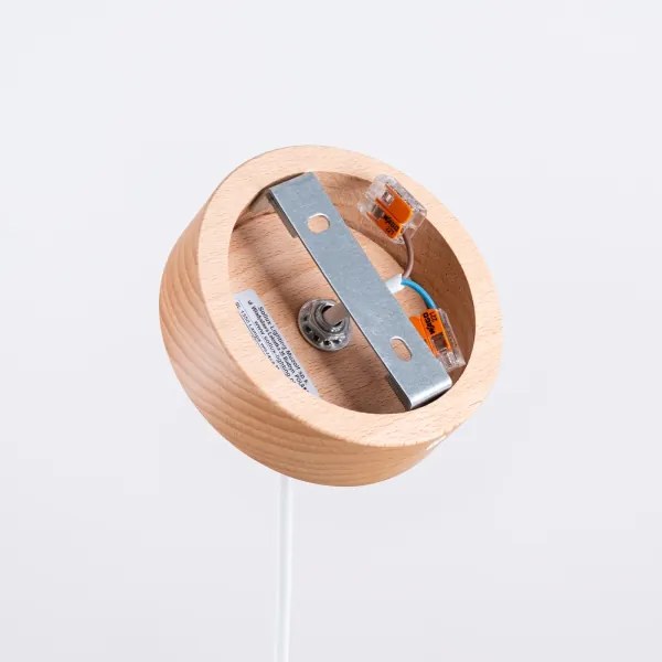 Sollux SL.1350 - Luster na lanku MARION 1xE27/15W/230V pr. 29,5 cm biela