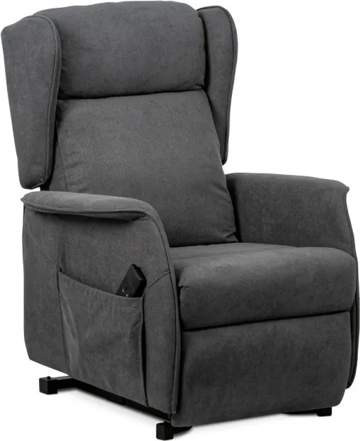 Polohovacie kreslo sivé, elektrické TV-1190 GREY2
