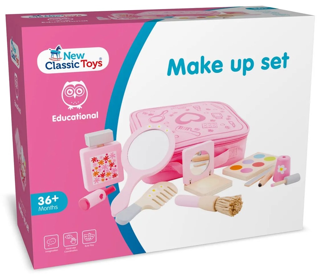 Drevená mejkap súprava v kufríku