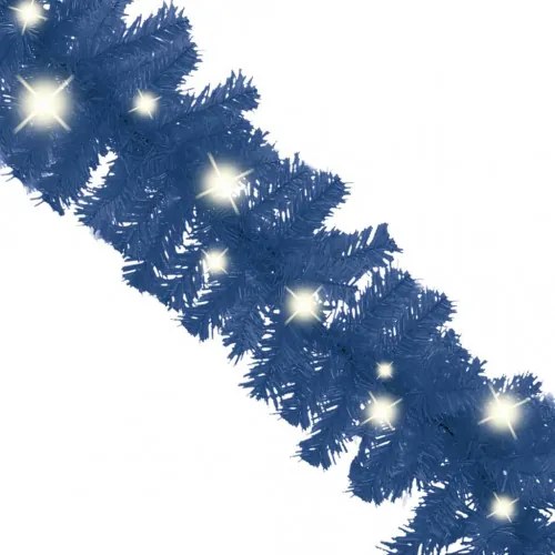 vidaXL Vianočná girlanda s LED svetielkami 20 m modrá-