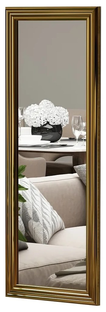 Zrkadlo Smooth Gold 40 x 105 cm