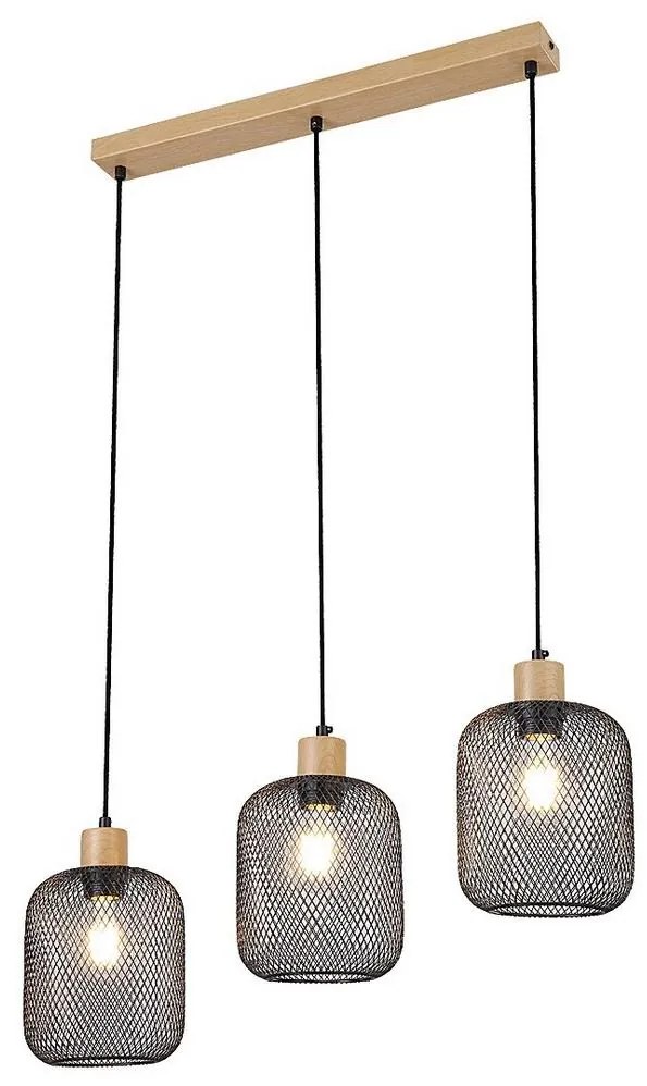 Rabalux 3132 - Luster na lanku GRENDEL 3xE27/60W/230V