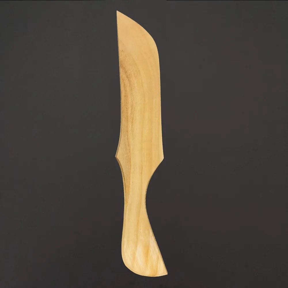 AMADEA Drevený nôž, masívne drevo, dĺžka 20 cm