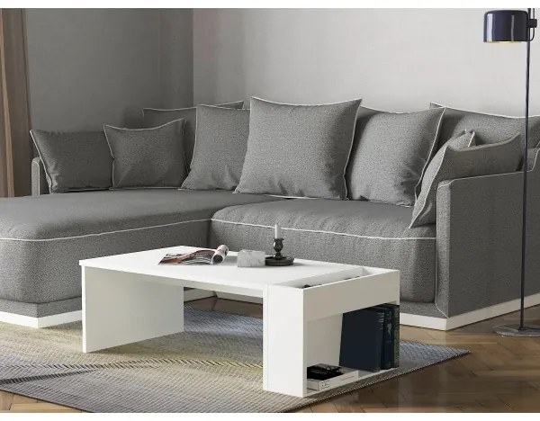 Konferenčný stolík VIEW 34x95 cm biela