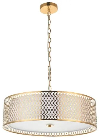 Endon 101569 - Luster na reťazi CORDERO 3xE27/10W/230V zlatý