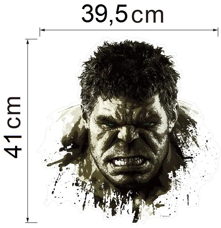 Veselá Stena Samolepka Hulk z Avengers