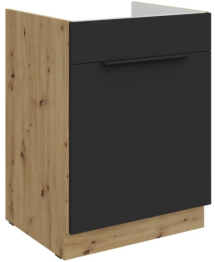 Kuchynská skrinka Aria-Bl/Ar Anti Fingerprint 60zl 1s Bb