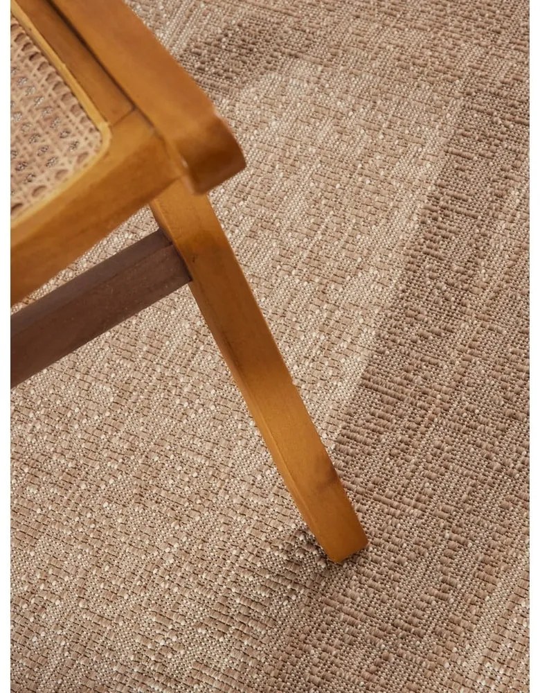 Vnútorný a vonkajší behúň v béžovej a slonovinovej farbe 80x250 cm Duet Kona – NORTHRUGS