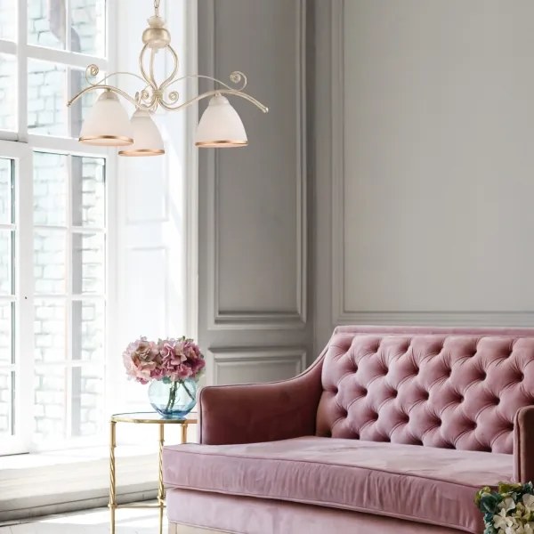 Luster na reťazi RETRO II 3xE27/60W/230V