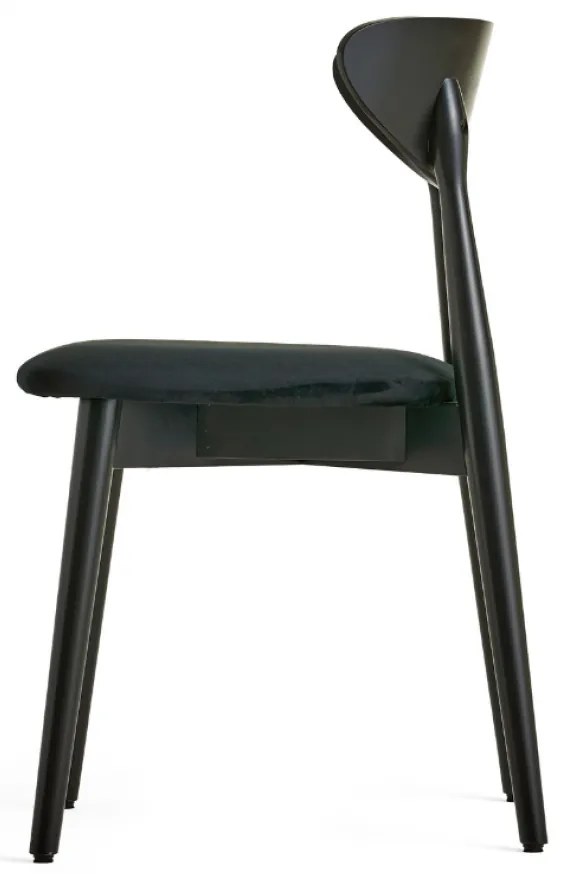 SOLAR BLACK 2.0 DREVENÁ STOLIČKA S PODSEDÁKOM black