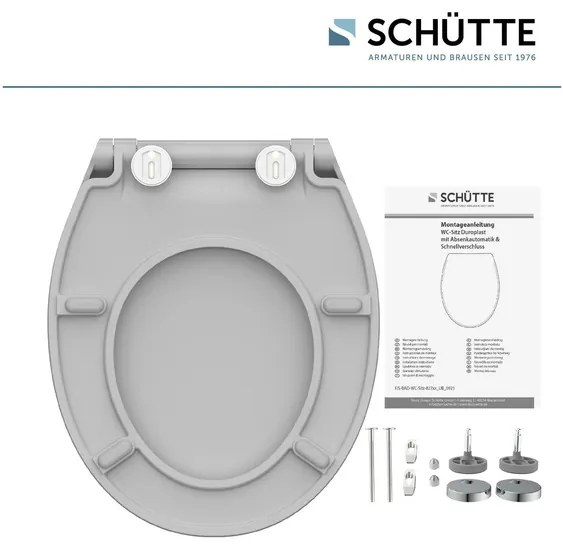 Schütte WC doska Slim (sivá)  (100285013)