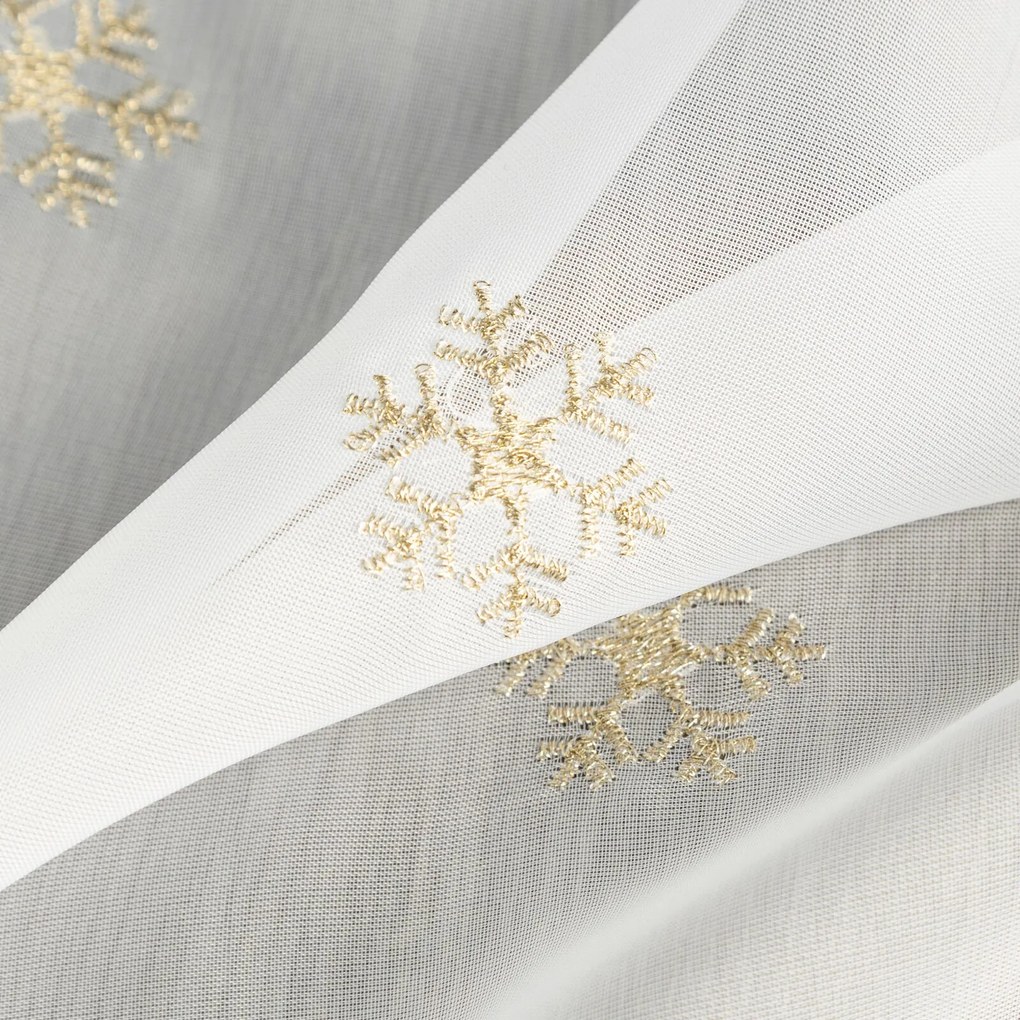 KRÁTKA ZÁCLONA NA PÚTKACH XMAS20 150X40 CM VZOROVANÁ