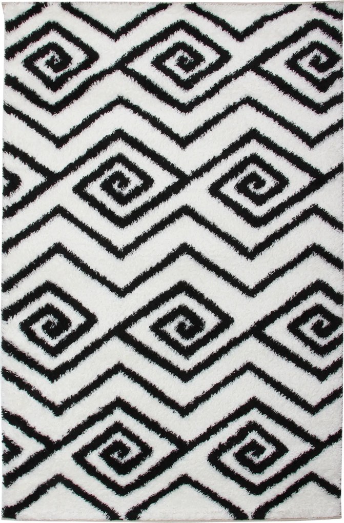 Koberec Boho 638 CREAM/BLACK rozmery koberec: 160x220 cm