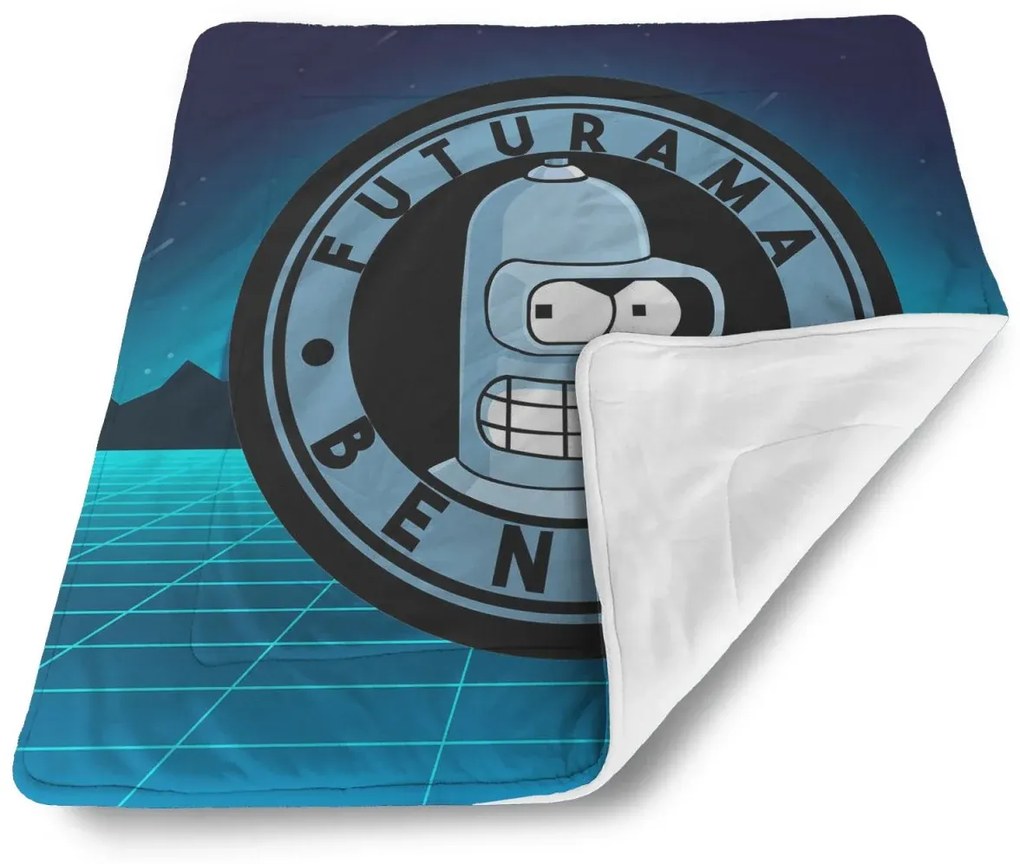 Sablio Deka pre bábätko Futurama Bender Štvrtá dimenzia - 90x120 cm