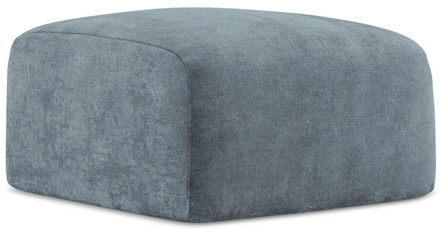 Modrá ženilková podnožka Leila – Makamii