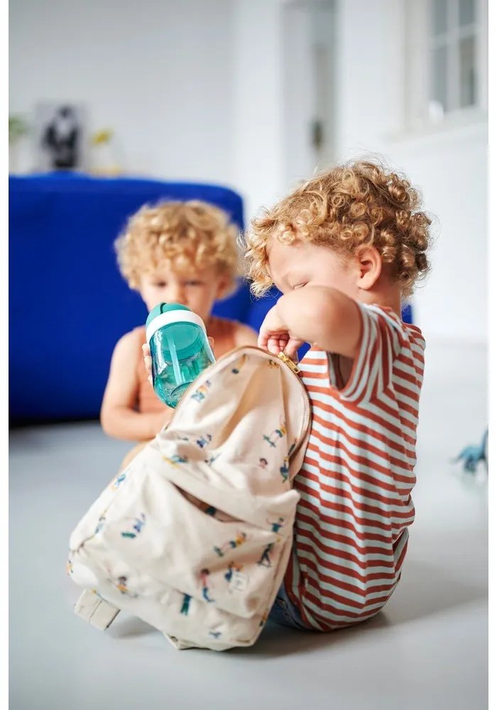 Tritánový detský hrnček v bielej a svetlozelenej farbe 300 ml Little farm – Mepal