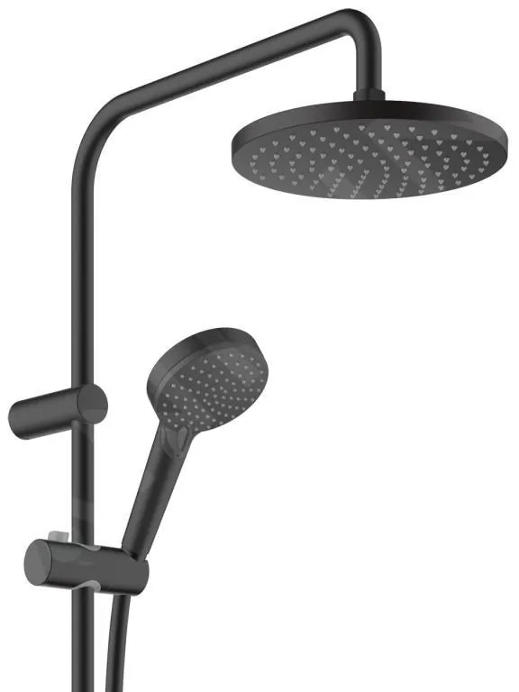 Hansgrohe Vernis Blend, sprchový set Showerpipe 200 Reno, matná čierna, HAN-26272670