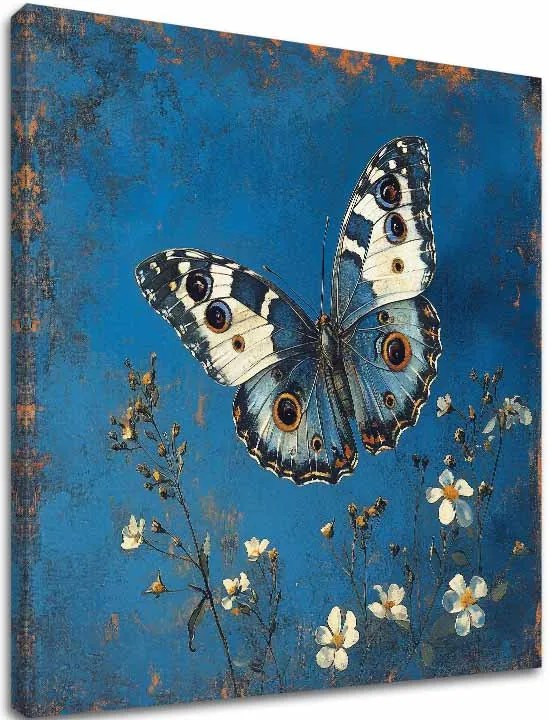 Obraz motýľov Nočná harmónia - 100% originál domaľovaný akrylom