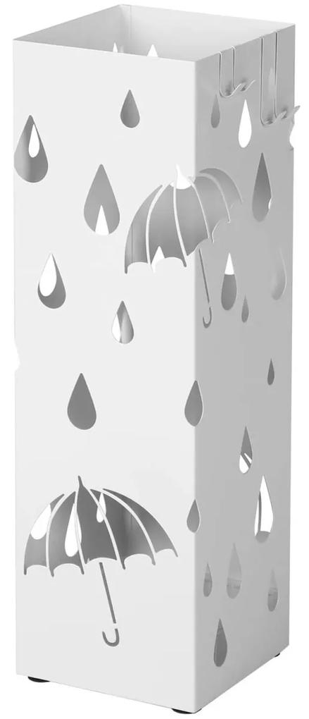 Moderný biely stojan na dáždniky