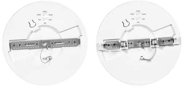 Ecolite WPCB2-24W/BI - LED Panel LEXA LED/12/18/24W/230V biela