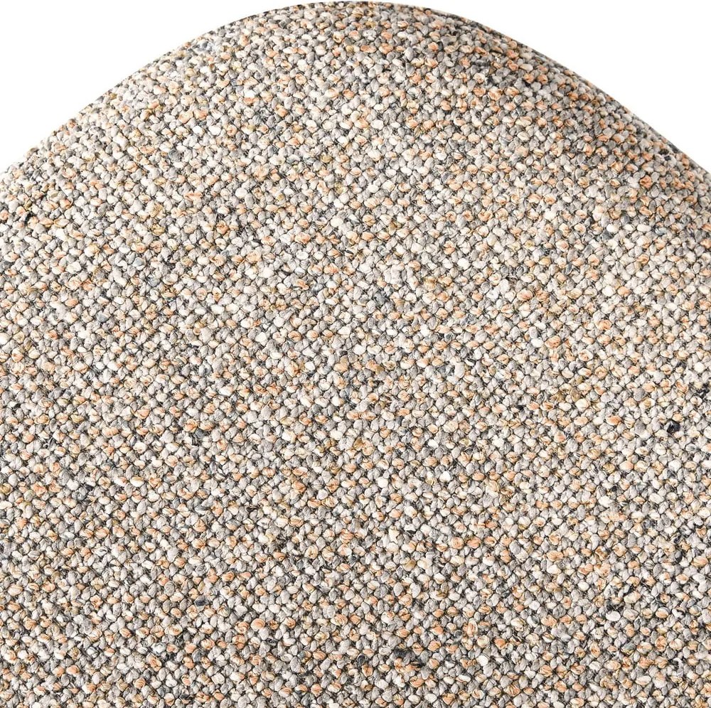 Béžové čalúnené jedálenské kreslá v súprave s podrúčkami 2 ks Ecto – Hübsch