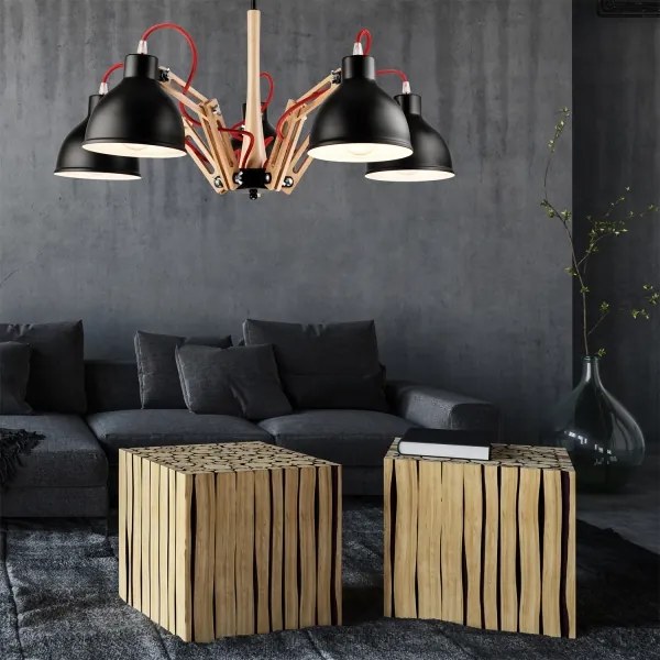 Prisadený luster MARCELLO 5xE27/60W/230V