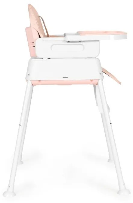 Detská stolička na kŕmenie 3v1 skladacia Ecotoys Pink
