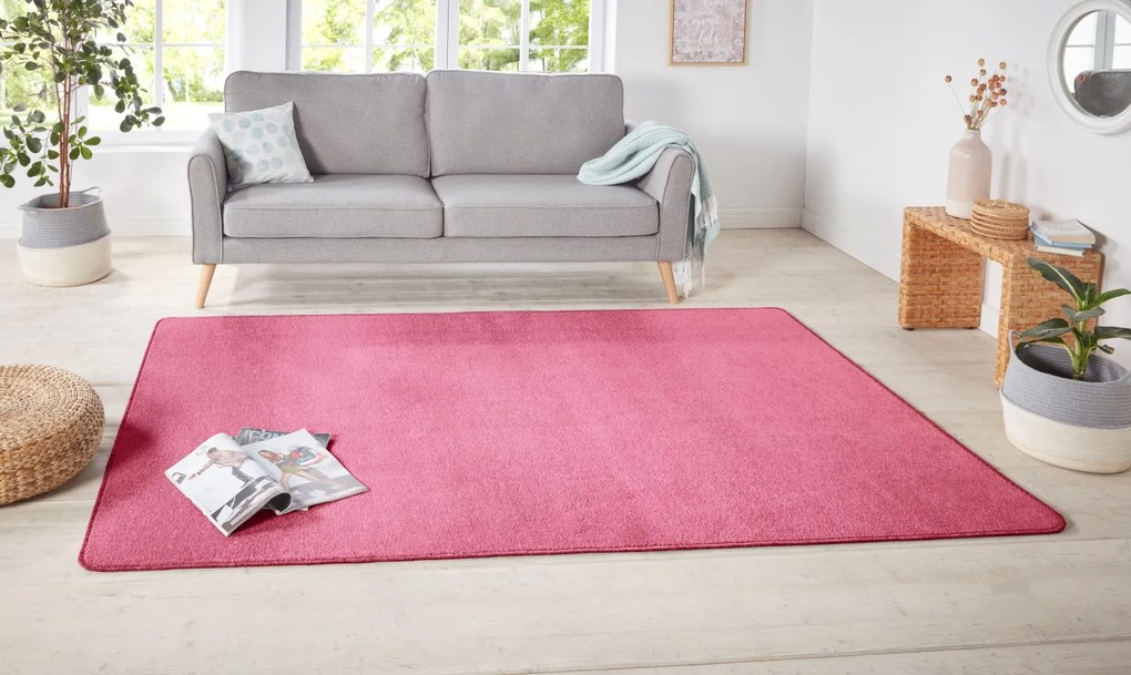 Hanse Home Collection koberce Kusový koberec Nasty 101147 Pink - 140x200 cm