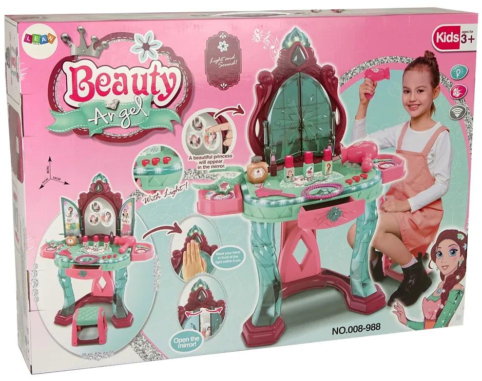 Lean Toys Detský toaletný stolík s príslušenstvom