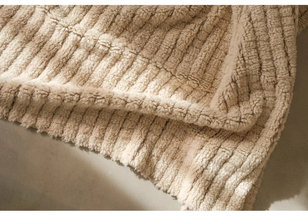 Béžový prateľný/ručne tkaný vlnený koberec 80x140 cm Unexpected Wool – Lorena Canals