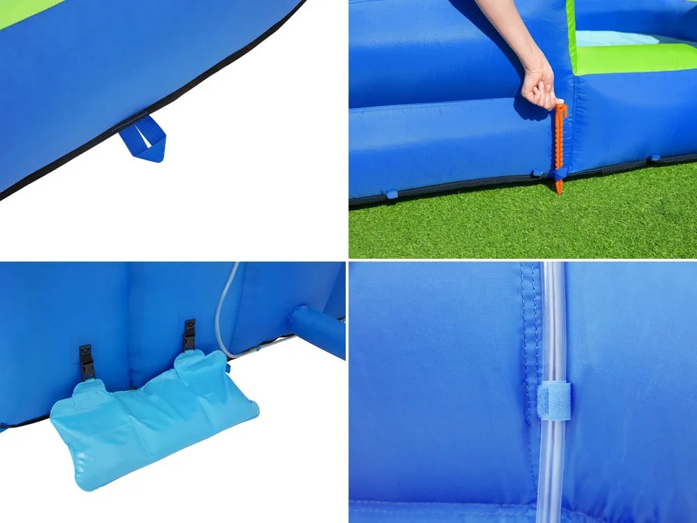 Producent niezdefiniowany Bestway vodné ihrisko H2O Go 365 x 320 x 270 cm so šmýkačkou a striekačkou 53408