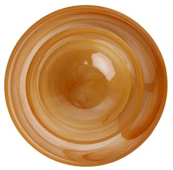 18-dielna jedálenská súprava oranžová/sklo