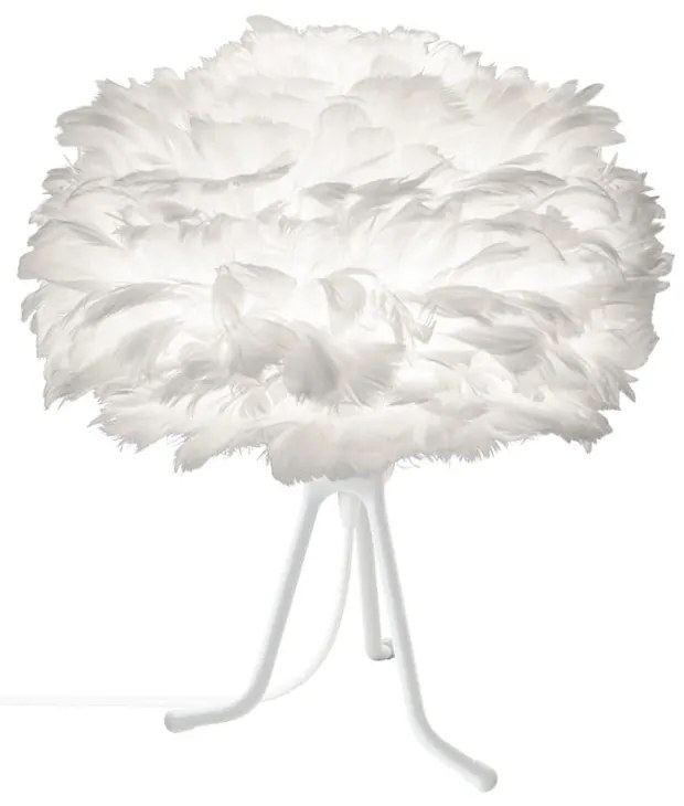 Biely polohovací stojan tripod na svietidlá UMAGE, výška 18,6 cm