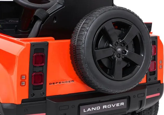 Elektrické autíčko Land Rover Defender oranžové