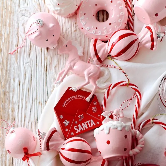 Vianočná ozdoba EVI PINK jednorožec 710247