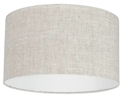 Tienidlo na lampu z látky svetlošedá 35/35/20