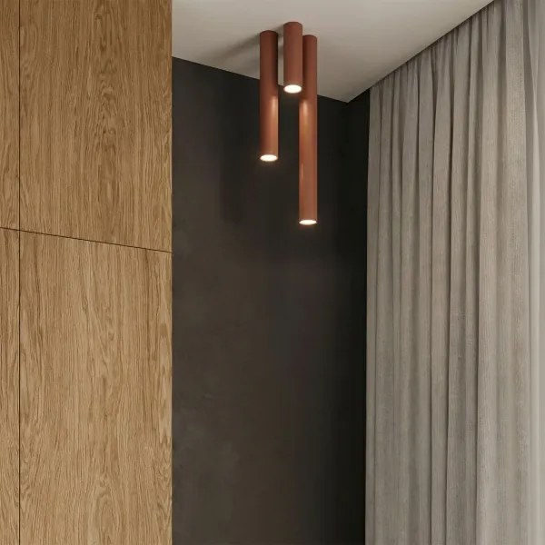Sollux SL.2068 - Bodové svietidlo LAGOS 1xGU10/10W/230V hnedé