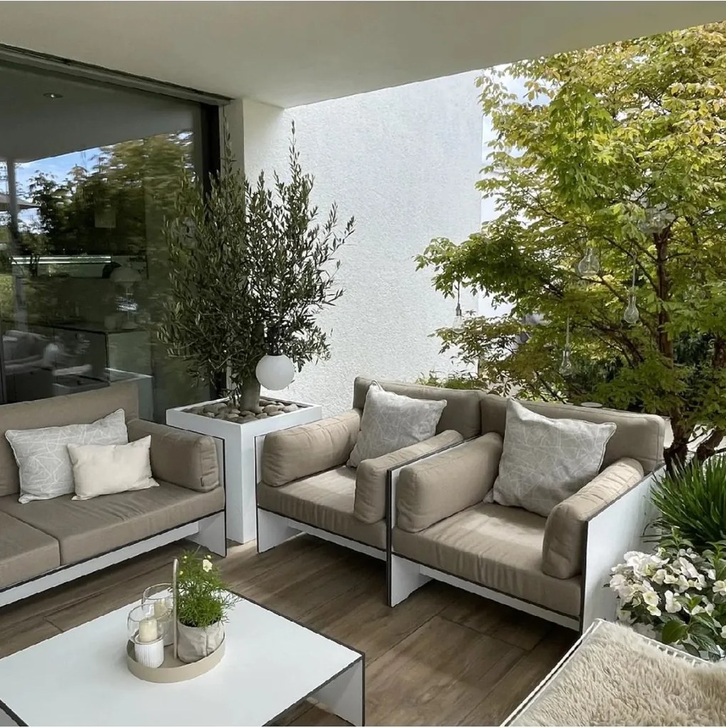 Kvetináč BLOCK, sklolaminát, 60x60x60 cm, biely mat