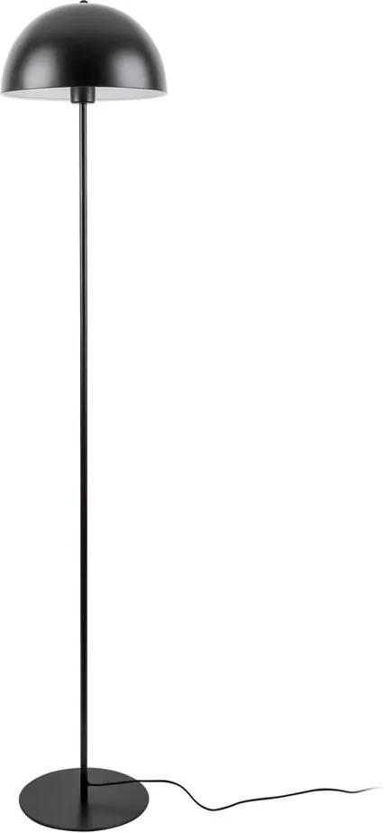Čierna stojacia lampa Leitmotiv Bennet, výška 150 cm