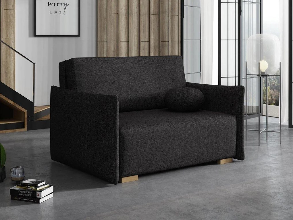 Rozkladacia pohovka Carivia Glov II (čierna) (s úl. priestorom). Vlastná spoľahlivá doprava až k Vám domov. 1105458