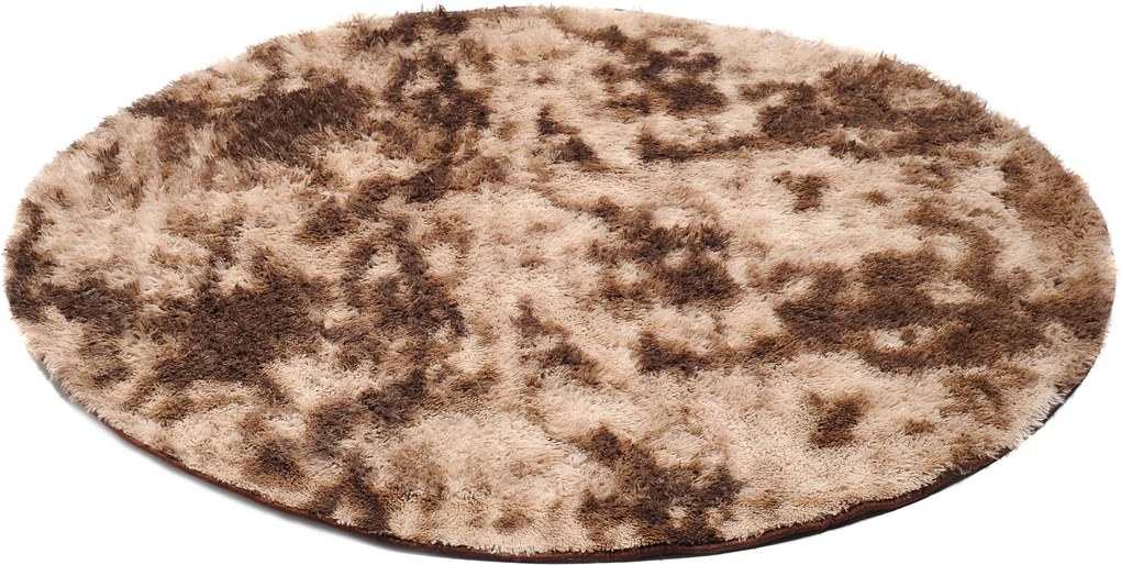 TA Koberec MR-580 Hnedá SILK DYED KOŁO Rozmer: 100x100 cm